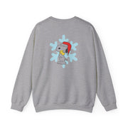 Christmas Cartoon Beagle And Bird  Sweatshirt 4