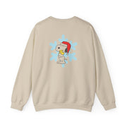Christmas Cartoon Beagle And Bird  Sweatshirt 6