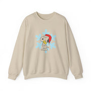 Christmas Cartoon Beagle And Bird  Sweatshirt 5