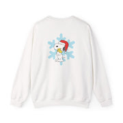 Christmas Cartoon Beagle And Bird  Sweatshirt 2