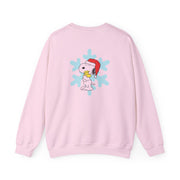 Christmas Cartoon Beagle And Bird  Sweatshirt 8