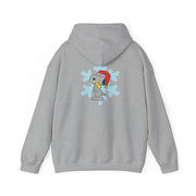 Christmas Cartoon Beagle And Bird  Hoodie 4