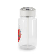 Cartoon Beagle Fairylights Clear Water Bottle 4