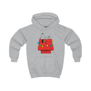 Cartoon Beagle Fairylights Kids Hoodie 3