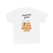 Cartoon Beagle Gingerbread House T-Shirt 2