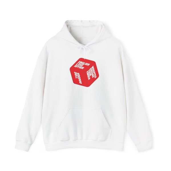 Dice Hoodie White Front