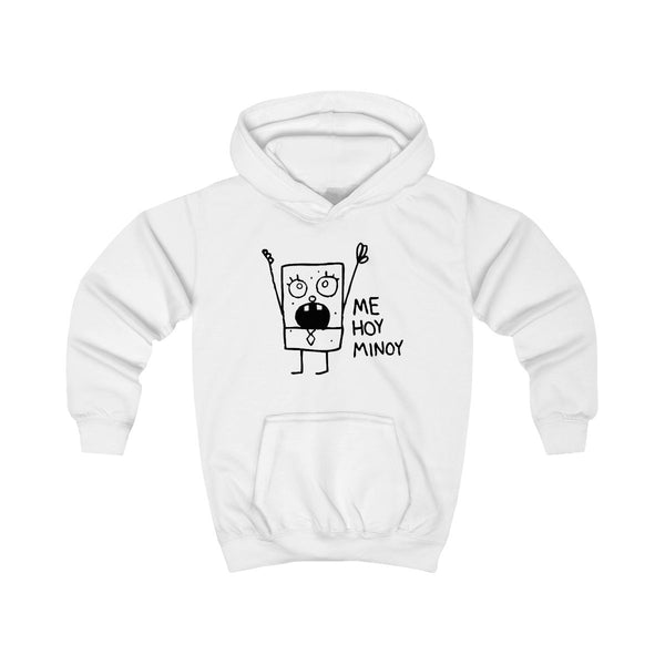 Doodlebob Me Hoy Minoy Kids Hoodie White Front
