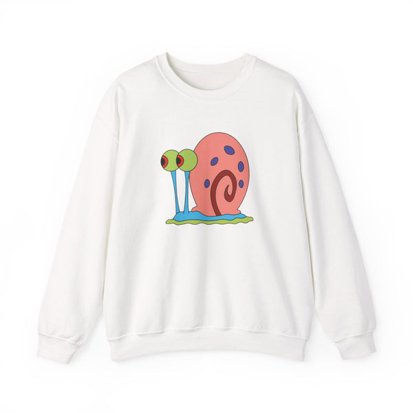 Gary The Snail Sweatshirt White Front