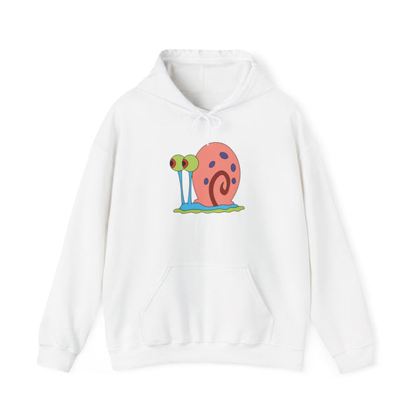 Gary The Snail Hoodie White Front