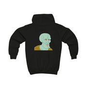 Muscly Squidward Kids Hoodie 6