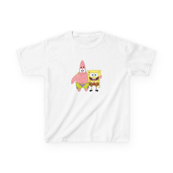 Patrick And Sponge Kids T-Shirt White Front