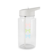 Gingham Ties Tier Clear Water Bottle 2