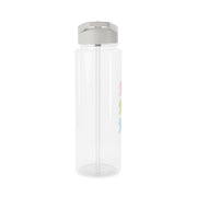 Gingham Ties Tier Clear Water Bottle 8