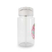 Pink Coffee Logo Clear Water Bottle 3