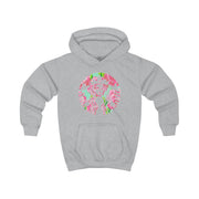 Pink Coffee Logo Kids Hoodie 3