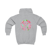 Pink Coffee Logo Kids Hoodie 4