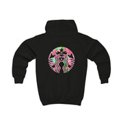 Pink Coffee Logo Kids Hoodie 6