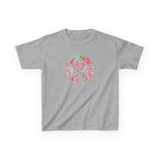 Pink Coffee Logo Kids T-Shirt 3