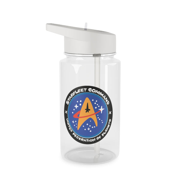 Starfleet command Clear Water Bottle