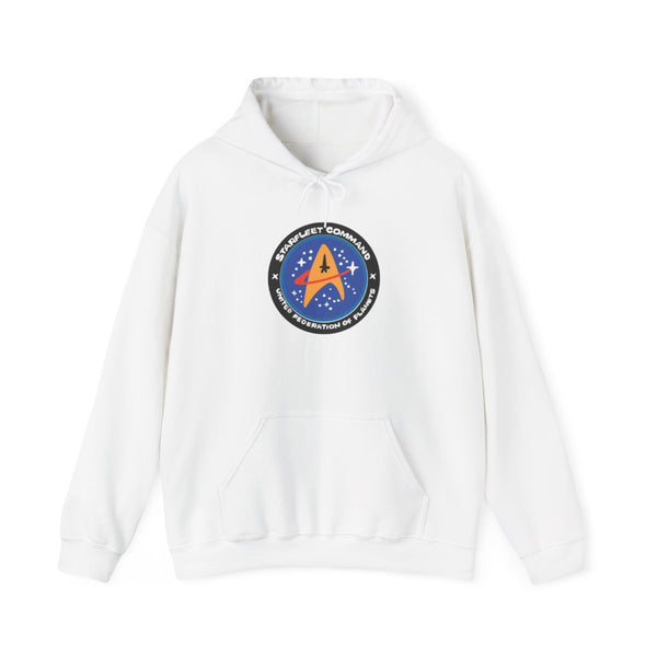 Starfleet command Hoodie White Front