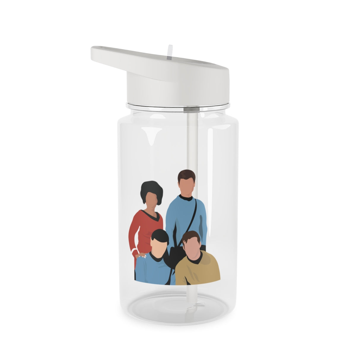 Characters Clear Water Bottle