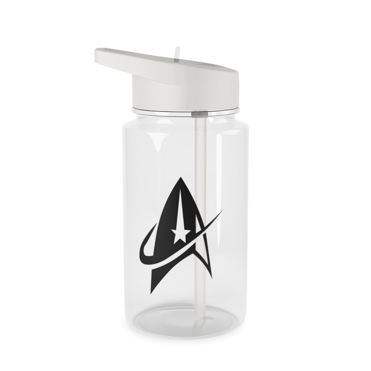 Logo Clear Water Bottle