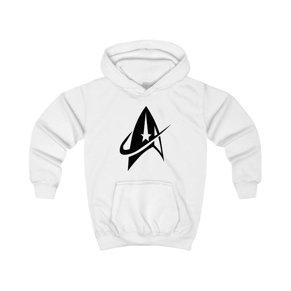 Logo Kids Hoodie White Front