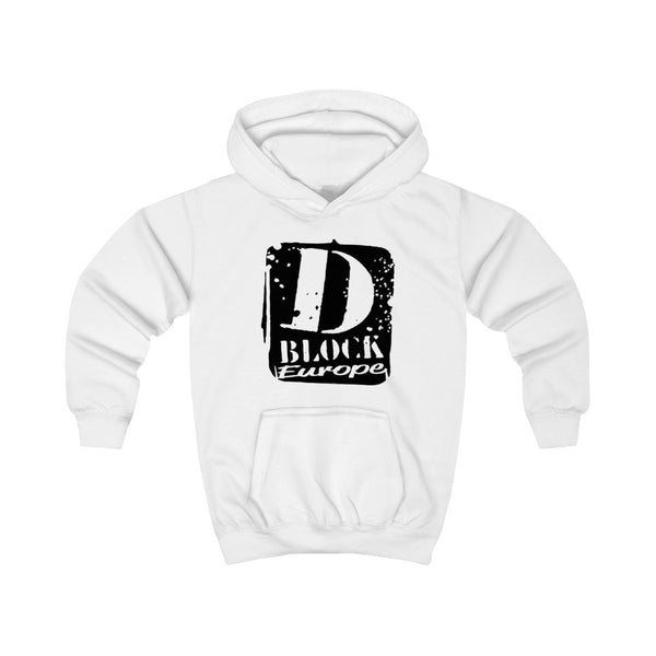 D Block Europe Kids Hoodie White Front