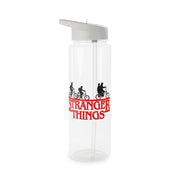Stranger Cycling Logo Clear Water Bottle 6