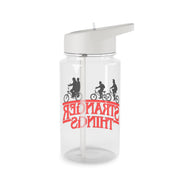 Stranger Cycling Logo Clear Water Bottle 2
