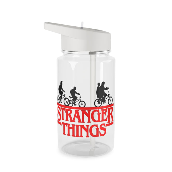 Stranger Cycling Logo Clear Water Bottle