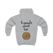 Friends Don't Lie Waffle Kids Hoodie 4