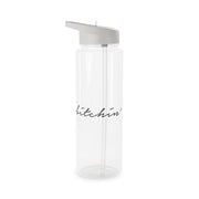 Bitchin' - White Stranger Clear Water Bottle 6