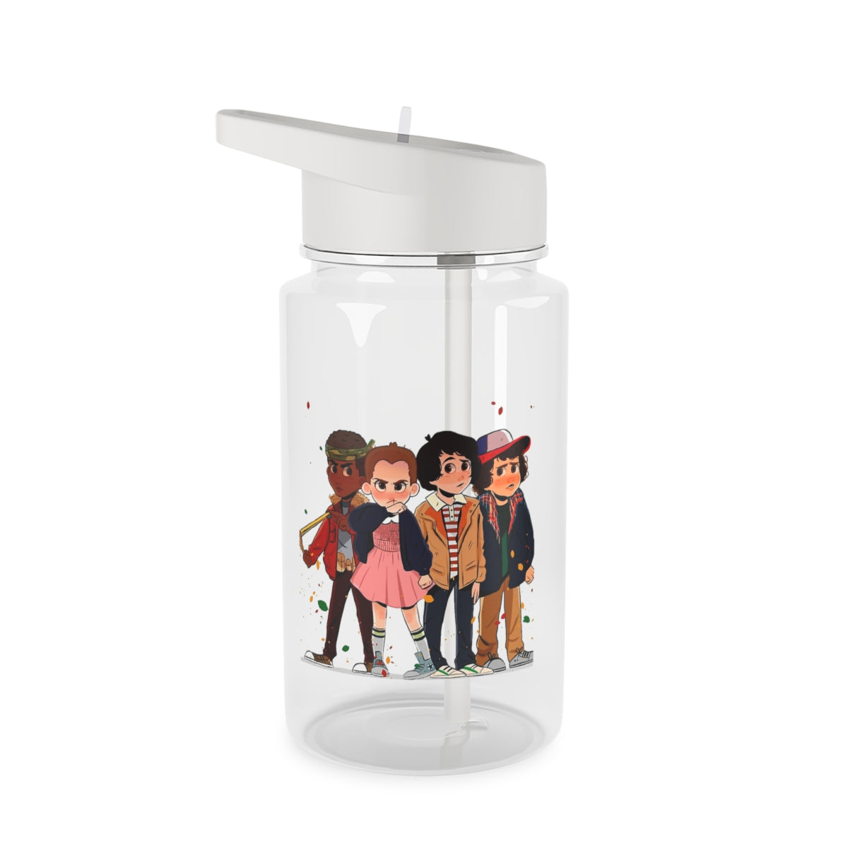 Stranger Kids Clear Water Bottle