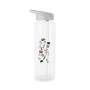 Stranger Drawings Clear Water Bottle 6