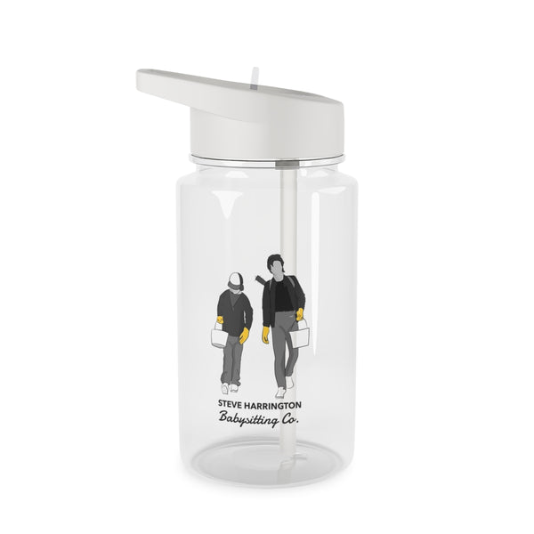 Steve Harrington Babysitting Co Clear Water Bottle