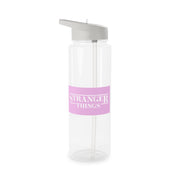 Pink Galaxy Stranger Clear Water Bottle 6
