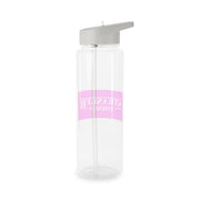 Pink Galaxy Stranger Clear Water Bottle 7