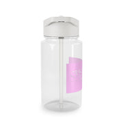 Pink Galaxy Stranger Clear Water Bottle 3