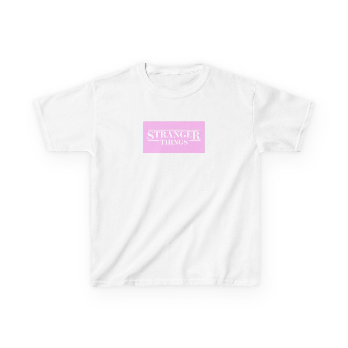 Pink Galaxy Stranger Kids T-Shirt