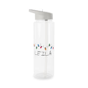 Fairy Lights - Personalised Stranger Clear Water Bottle 6