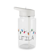Fairy Lights - Personalised Stranger Clear Water Bottle 1
