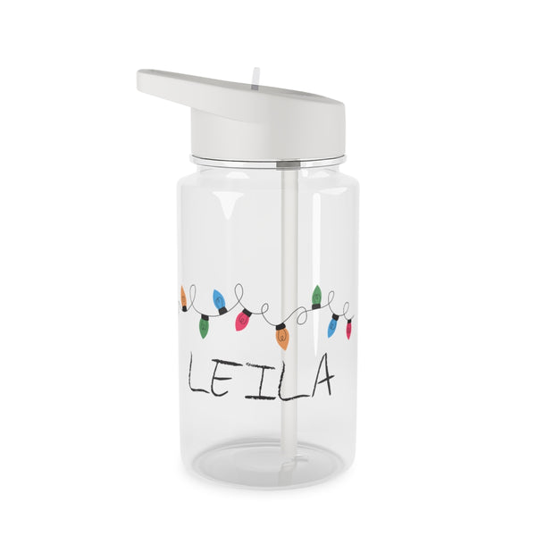 Fairy Lights - Personalised Stranger Clear Water Bottle
