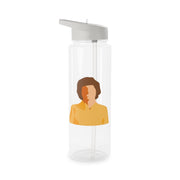Faceless Mike - Stranger Things Clear Water Bottle 6