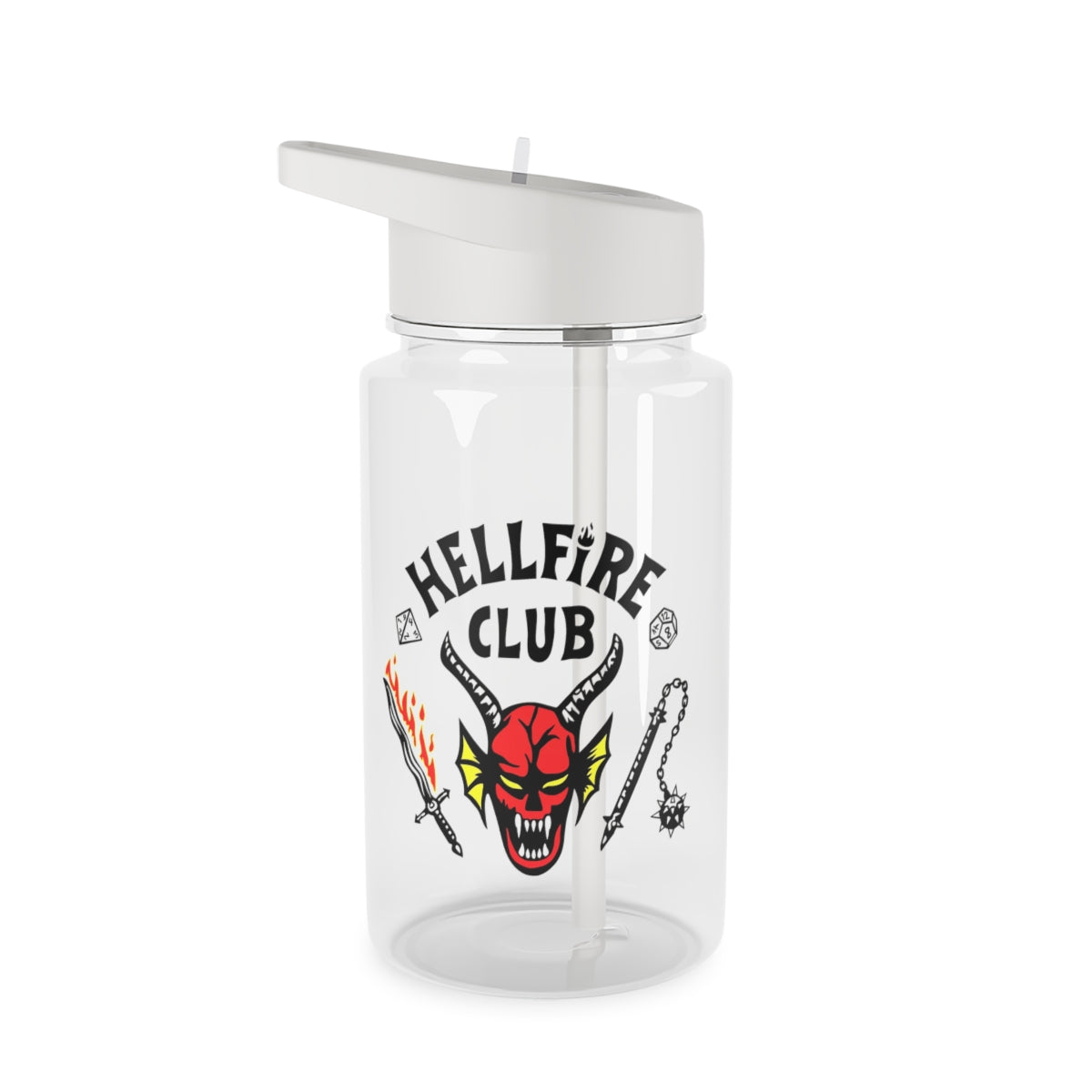 Hellfire Club Logo Clear Water Bottle