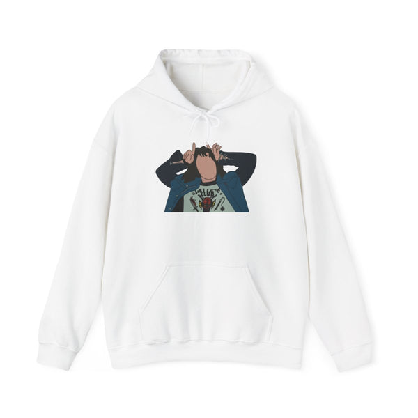 Eddie Munson Hoodie White Front