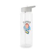 Running Up That Hill Clear Water Bottle 7