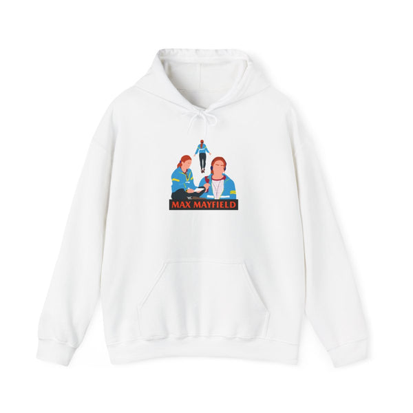 Max Mayfield Hoodie White Front