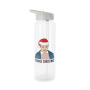Strange Christmas  Clear Water Bottle 6