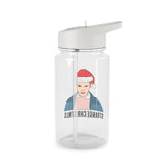 Strange Christmas  Clear Water Bottle 2